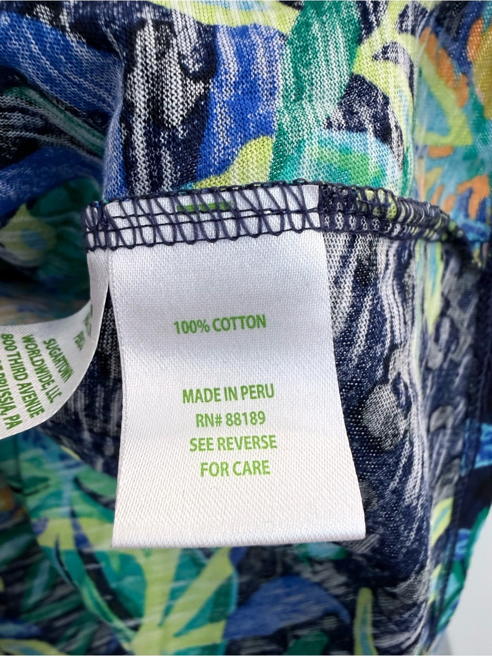 Lilly Pulitzer ETTA SCOOP-NECK TOP, MULTI THE HOTTEST SPOT - Picture 6 of 6